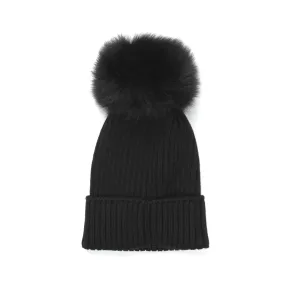 Cappello Nero Lana Unisex